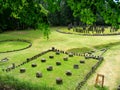 The ruins of dacians Sarmizegetusa Regia, also Sarmisegetusa, Sarmisegethusa